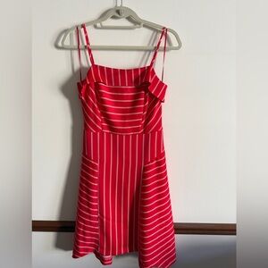 Banana Republic Red Satin Dress size 2P NWT
